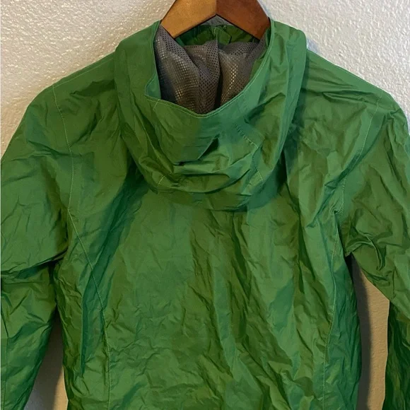 Columbia Youth Lightweight Green Nylon Windbreaker Rain Jacket Size L (14/16) - Picture 5 of 10